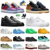 Air Forces 1 af1 NIKE Airforce one Travis Scott Off White Classic one - to - one plate - forme chaussures de course og sneakers 1S trois pièces blanc designer sneakers 【code ：L】