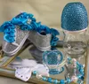 Dollbling Luxury Baby Bottles and Shoes Headband Set Keepsake Diamond Tutu Outfit Red Bottom Little Girl Baptism Shoes