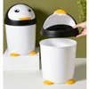 Pingouin poubelle peut ménage salle de bain toilette chambre salon des ordures poubelle poubelle en plastique poubelle poubelle baril baril baril