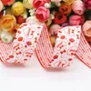 5 Yards 1'' 25MM Two Sided Strawberry /Cherry Printed Grosgrain Ribbons For Hair Bows DIY Handmade Materials Y19112703