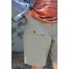 Pantaloncini da carico da uomo eleganti con tasche a flap abbottonato - perfetto per attività estive all'aperto