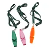 2 Pcs Plastic Bird Dog Training Whistles Pink / Green / Orange Portable Pet Bird Training Behaviour Aids Supplies
