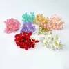 25pcs (12 fleurs tête = 1pcs) 8cm de fleur Cadeaux créatifs artificiels mariage de fleur