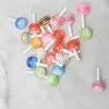 20pcs/lotto giaccino per nail art in fascio di lecca -lecca/dessert/frutta/gelato 3D 3D in resina mista Phonecase Parti di unghie Craft Forte