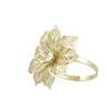 2/4/6st legeringsservett Ring blomma strass designhandduk