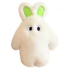 Poux en peluche jouet en peluche de lapin de radis mignon et moelleux rempli d'animaux en peluche de dessin animé lapin kawaii gèle d'oreiller anniversaire cadeau j240410