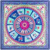 Shawls 130cm brand design Bohemian winter scarf womens shawl large square scarf twill 100% silk scarf womens fashionable headscarf BandannaL2404L2404