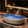 Europejskie ceramiczne umywalki łazienkowe zabytkowe sztuka rzeźbia basen jednoskładający łazienka Washbasins