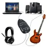 Easy Plug and Play Guitar Link para o cabo de interface USB para gravação de PC e vídeo