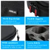 Camera's Action 2 Portable Mini Bag Waterdicht PU Harde deksel met handband metaal draagtas voor DJI Action 2 Accessoires