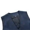 Herrdräkter Stylish Fashion Waistcoat Man kläder Casual Suit M-3XL Mens Button Single Breasted Smart Vest