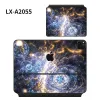 Decalques de teclado de decalques full Magic Skin para 2022 iPad Pro 12.9 11 polegadas de capa de proteção de proteção para iPad Air 4 5th 2020 2021 Gradiente