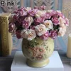 50 pezzi di fiori artificiali sposa sposa bouquet decorazioni da festa in schiuma rosa teste di rosa fiore decorazioni artificiali all'ingrosso