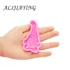 Brillez à l'intérieur de la forme de gnome Silicone pour la résine époxy artisanat bricolage Moule de trousseau bijoux pendentif dy0459