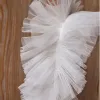 1 Ярд 9 см шириной рюша 3D плиссированный сетчатый кружевной кружевную ткань Триминку Diy воротник, пузырьковая юбка, платье, манжеты швейные материалы