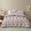 Bohemian Mandala Couvrette Couverture géométrique Modèle Ensemble de literie Microfibre Elephant Caper Couvre-oils d'oreiller pour enfants Décor de chambre pour adolescents