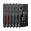 Skinlee Case for Infinix Smart 6 Shockproof Armor Magnetism Bracket Back Clip Telefoon Cover Case voor Infinix Smart 5 Cover