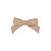 Hair Clips Girls Hair Accessories For Women Solid Color Pu Leather Bower Hairpin Hairclip Elegant Headwar