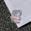 Corée mignon 3D Transparent Epoxy Crystal Love Heart Bear Griptok Bracket pour iPhone 11 13 Promax Phone Hotder Case Stand Grip Tok