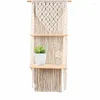 Taquestres Macrame Plant Hanger Plata