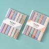 6 PCs/Ste Super Soft Double Tip Highlighter Pens Kawaii Candy Color Manga Markers Kawaii Pastel Stationery Journal Supplies