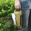 Portable Outdoor Wet Tissue Box Paper Towel Wipes Dispenser Hanging Bag Water Resistant Tissue Bag for Outdoor Hiking Picnic