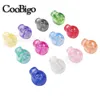 10pcs colorido stopper de bola de trava de cordão Ends