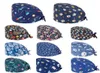 Print Scrub Cotton Nurse Hat Floral Bouffant Sanitary Cap with Sweatband Cartoon Printing Nursing Confortable Colorful Caps4963928