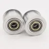 2pcs HTD5M 16T Idler Pucatura da 16/21M MM Larghezza Cuscinetto Canta per ingranaggi Idler con/senza denti 3/4/5/6/8/19 mm Pulley foro