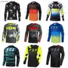 Camicie ciclistiche Tops Mens Motocross Jersey Maillot Ciclismo Hombre Camiseta Bat Jersey Dase rapido in discesa in bici Maglietta motociclistica Y240410