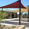 Waterproof Sun Shelter 4*4*5,7 m triangel Sunshade Sail Garden Yard Shading Net 21Colours