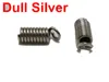 200 Silver Bronze plaqués à bobine de bobine de sertissage Connecteur de sertires 3x7mm 4,5x8 mm 4x8 mm de bijoux