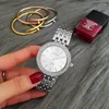 Нарученные часы Contena Women Watch 2024 Модные стразы из нержавеющей стали Кварц простые элегантные дамы