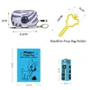 18 Rolls Biodegradable Dog Poop Eco Sacos com Dispense Dispensable Dog Cat Waste Bag ao ar livre Home limpo Saco de lixo Pet Supplies