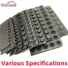 Door Stopper Cabinet Rubber Silicone Pads Transparent Black Furniture Fittings Self-Adhesive Drops Dampers For Kitchen Hardware