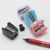 50pcs Pro Beauty Eyebrow Pencil Comb Makeup Cosmetic Tool Pencil Sharpener