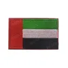 Le patch ricamato da bandiera degli Emirati Arabi Uniti tattici tattici tattici Appliques Fabric Emblema Emblema degli Emirati Arabi Uniti Flag di ricamo