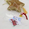 DIY transparenta foton ram hängande snögubbe femstjärniga boll xmas träd hängande ornament juldekorationer för hem nyår