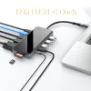 Hubs USB Typec MST Hub Stazione docking USBC 2x HDMI per accessori per laptop MacBook Thunderbolt Dock HD Mac Mini Dell Lenovo HP ASUS