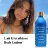Lotion corporelle du glutathion de Lait pour le blanchiment de la peau foncée hydratante améliore la morosité antioxydante s'estompe et élimine le spot 240410