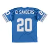 Stitched Football Jerseys 20 Barry Sanders 1996 Mesh Legacy Pensionerade Retro Classics Jersey Men Women Youth S-6XL