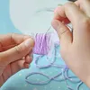 HOT! 120/100/50/20pcs Stickerei Floss Handwerk Faden Spulenkreuzstich Lagerhalter Plastiknähthread -Kartenhandwerk Kit Kit