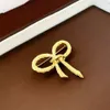 Knot Bow Shaped Brooch with A Cold Metallic Feel, Fashionable Minimalist, Unique and Elegant Temperament, New Accessories for Women