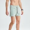 Homens de verão seco rápido esportivo respirável shorts de ioga ao ar livre calças de maratona de corrida shorts de treinamento elástico