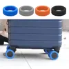 Stume da stoccaggio Ruote per bagagli Copertura La maggior parte dei coperchi per ruote in silicone Suitcase 8 PC Accessori Riduci il rumore Porta acceso