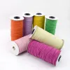 Meetee 10Meters 3/6mm Elastic Bands Rope Rubber Hair Band Ribbons Sewing Webbing Tapes Waist Shoes Belt DIY Garment Accessories