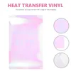 Storage Bottles 2 Sheets Hat Heat Transfer Colored Paper White Clothing Printing Films