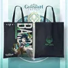 Storage Bags Game Genshin Impact Ganyu Kaedehara Kazuha Cosplay Canvas Bag Harajuku Shopper Women Shoulder Vintage Handbag Gifts