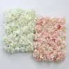 Anpassad fjäril bröllop Artificiell blommor Rad Arrangemang Hela halvbord mittpieces Flower Ball 40*60 cm Silk Flower Wall