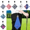 Square Pu Golf Golf Ball Club Club Cleaner Ball Nettoyage Nettoyage Tissu Tissu Golf Ball serviettes Nettoyage Serviette